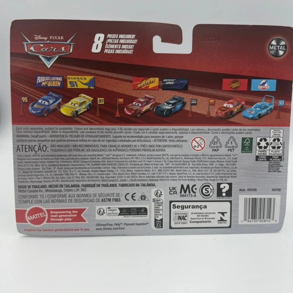 Disney Pixar Cars 2 Pack Re-Volting #84 & #54 Dave Alternators Diecast Metal New